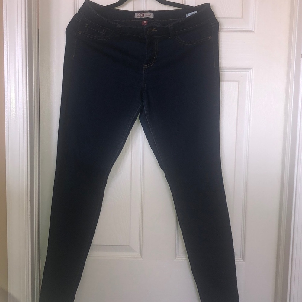 Dark blue jeans